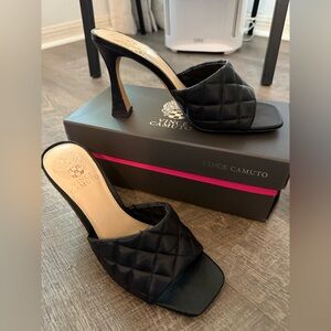 Vince Camuto black heeled sandal